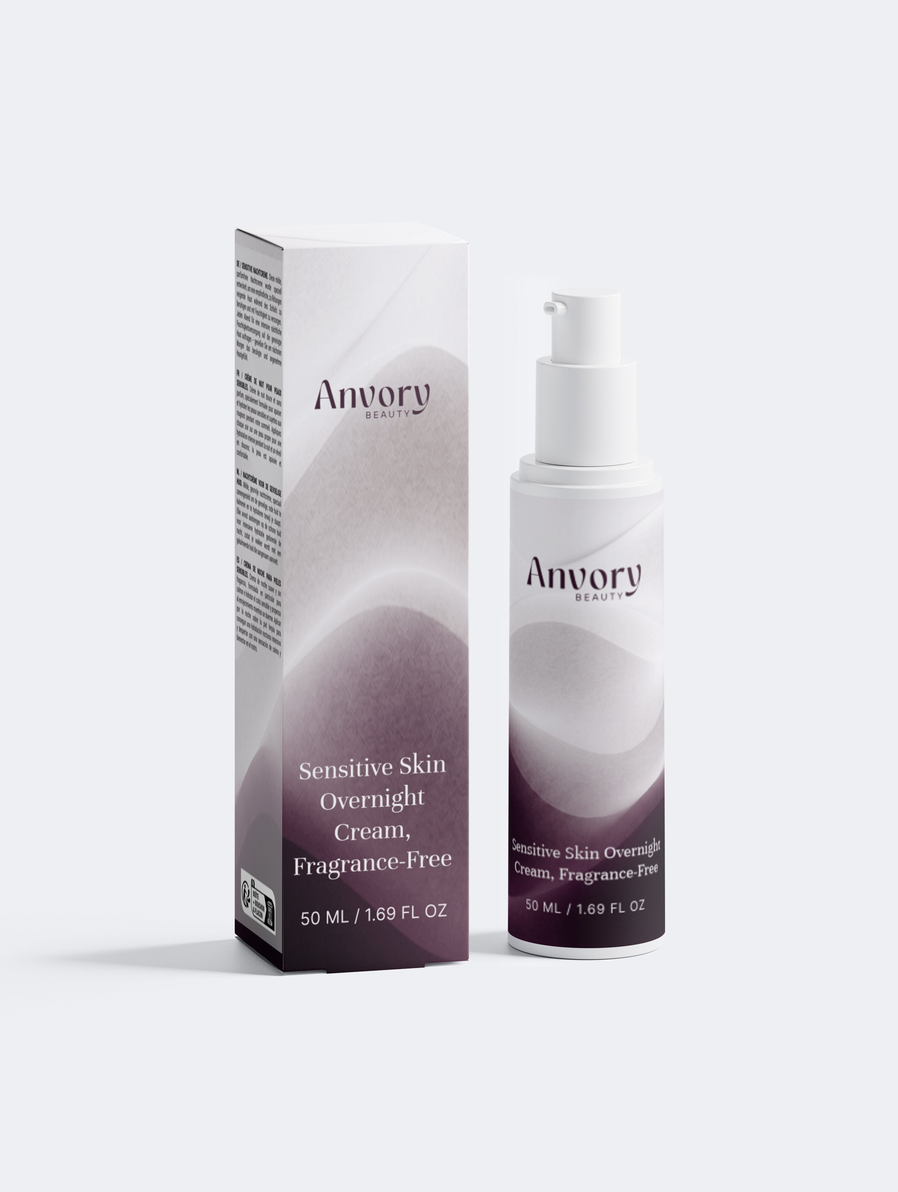 Sensitive Skin Overnight Cream, Fragrance-Free
