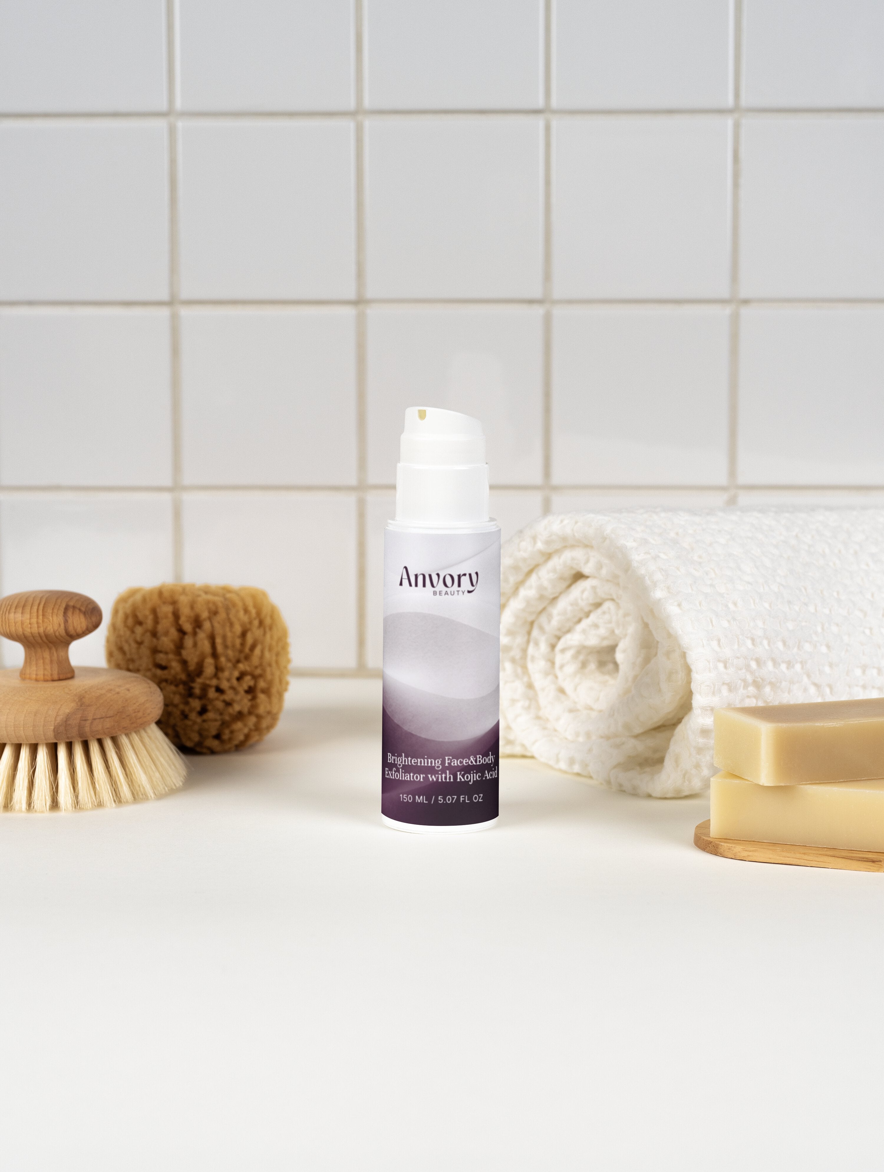 Brightening Face&Body Exfoliator with Kojic Acid