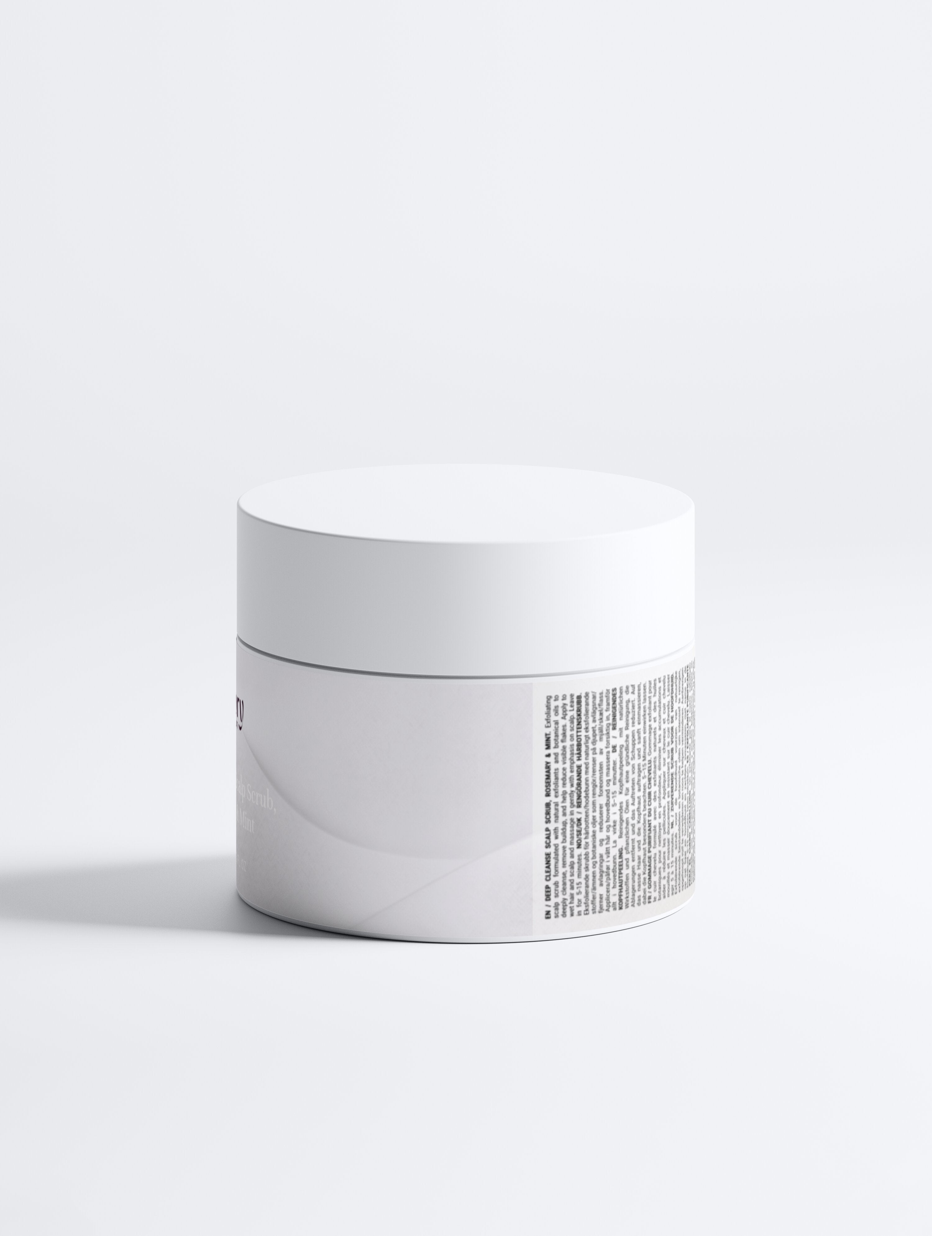 Deep Cleanse Scalp Scrub, Rosemary & Mint