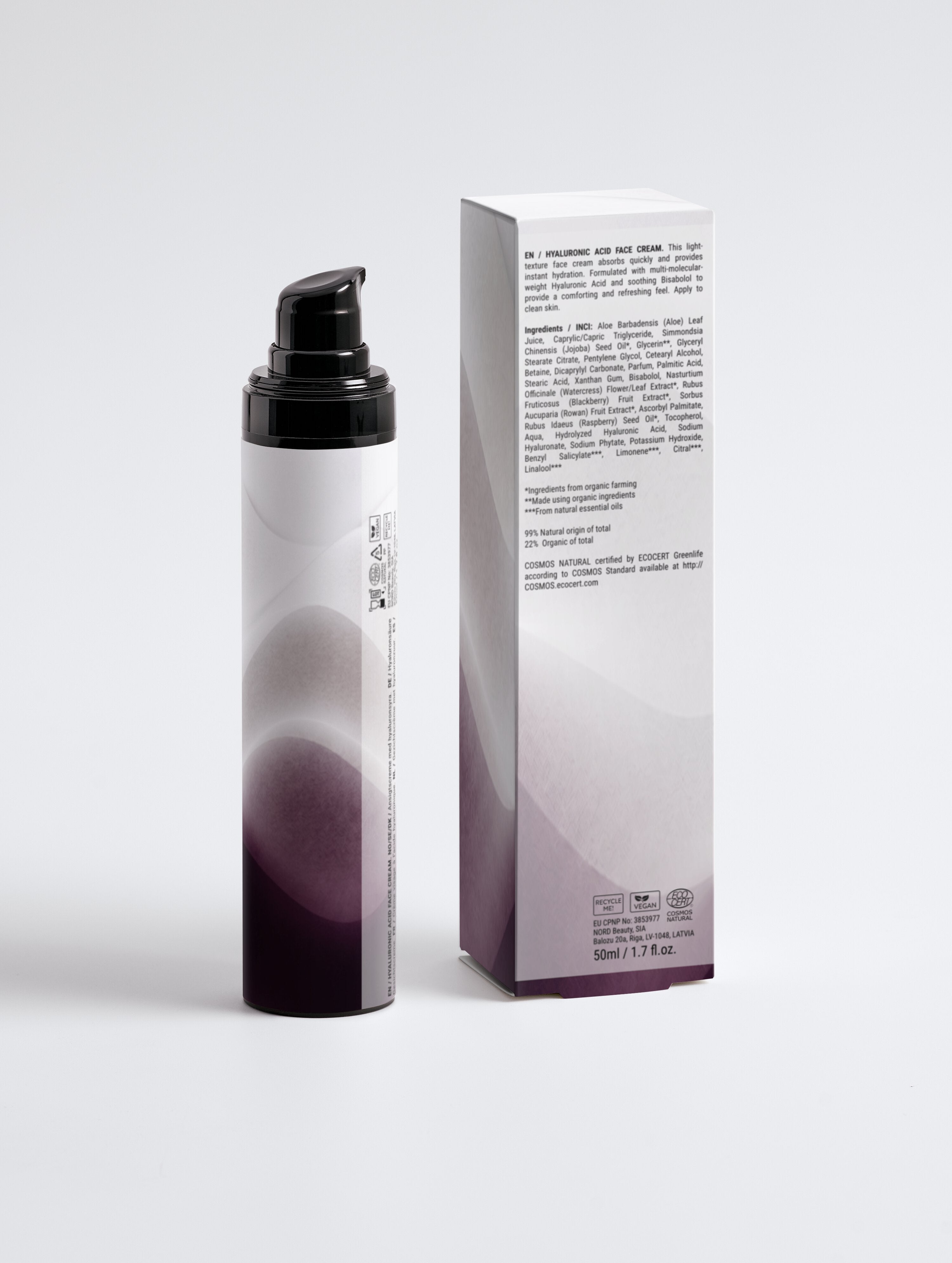 Hyaluronic Acid Face Cream for Men